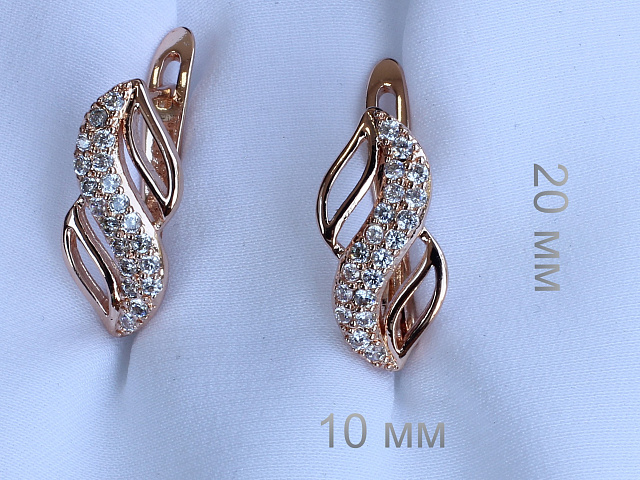 фото Серьги  fallon - (артикул - 18e01100-FF8311)