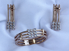 фото Комплект (серьги-кольцо ) - (артикул - 18ks08800-ZZ1288)