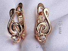 фото Серьги  fallon - (артикул - 18e01700-FF8359)