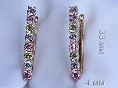 Серьги 18e03370-ZZ3734-2 фото Серьги - (артикул - 18e03370-ZZ3734-2)